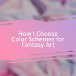 How I Choose Color Schemes for Fantasy Art