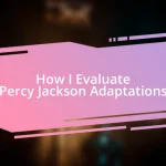 How I Evaluate Percy Jackson Adaptations