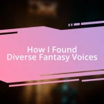 How I Found Diverse Fantasy Voices