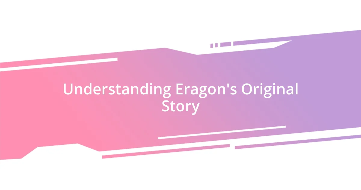 Understanding Eragon